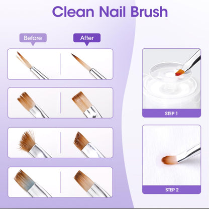 Gellen 16oz Multi-Purpose Nail Cleanser – Pump Bottle Nail Surface Cleaner, Tacky Residue Remover, Polygel Slip Solution for Manicure Avelisse