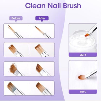 Gellen 16oz Multi-Purpose Nail Cleanser – Pump Bottle Nail Surface Cleaner, Tacky Residue Remover, Polygel Slip Solution for Manicure Avelisse