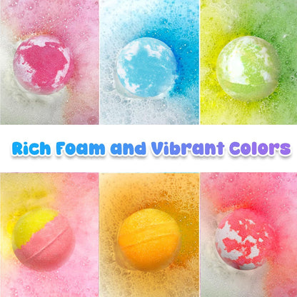 Unicorn Bath Bombs for Kids with Surprise Jewelry Toys Inside - Handmade Fizzies for Girls 4-8, Easter Basket Stuffers & Birthday Gifts Avelisse
