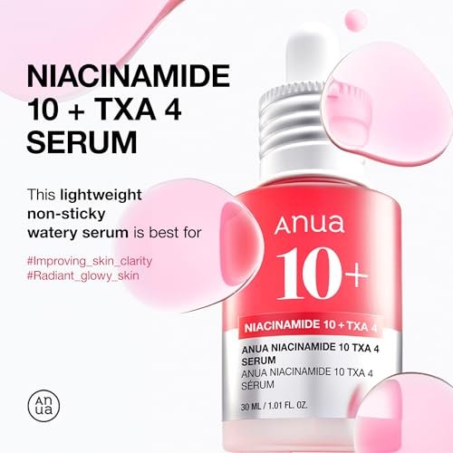 Anua 3-Step Glass Skin Beginner Set - Oil Cleanser, Face Wash & Facial Serum with Niacinamide | Korean Double Cleansing Daily Routine Avelisse