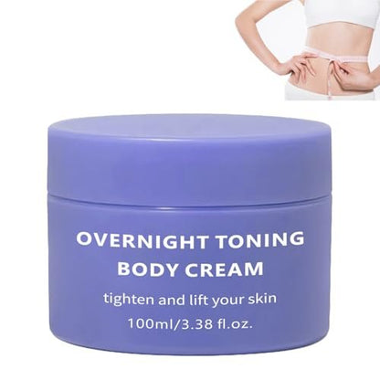 Get Cream Overnight Toning Whip - Body Firming Whip with Anti-Wrinkle Skin Tightening Gel for All Skin Types