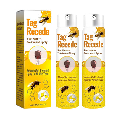 Bee Venom Spray with Salicylic Acid – Wart Remover for Body & Face (20 ml, 2 Pack)