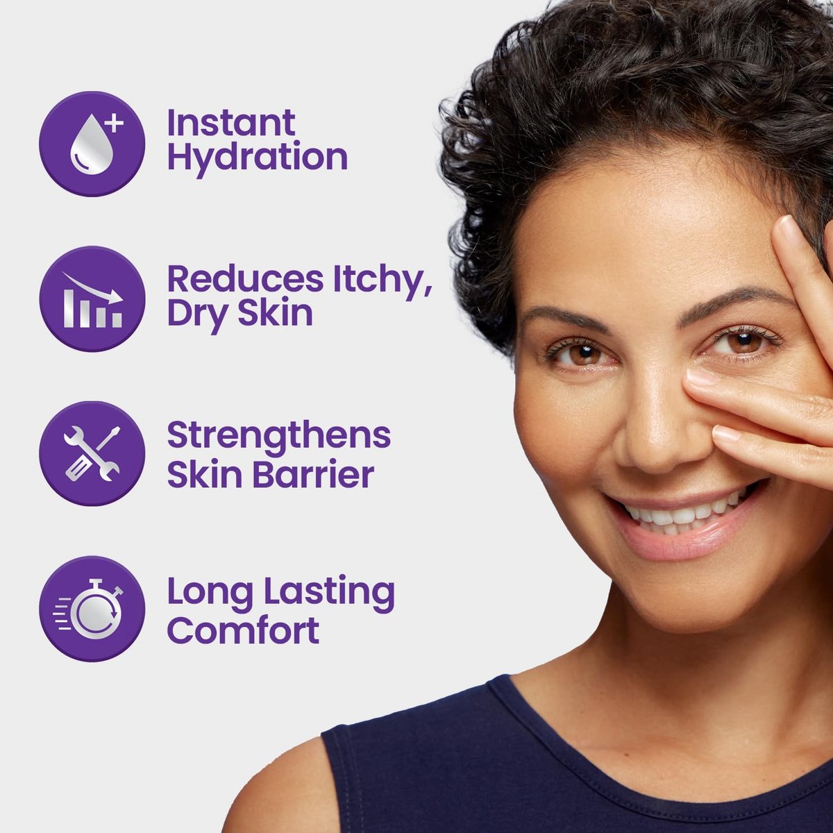 Optase LIFE Sensitive Eye Daily Renewal Cream - Hydrating Eye Cream for Dry & Sensitive Eyes, Smooths Fine Lines, Preservative-Free, Dermatologist Approved - 0.5 Fl Oz - görsel 8