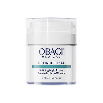 Obagi Medical Retinol + PHA Refining Night Cream – Dual-Action Anti-Aging Face Cream for Smoother, Renewed Skin & Even Complexion, 1.7 Oz Avelisse