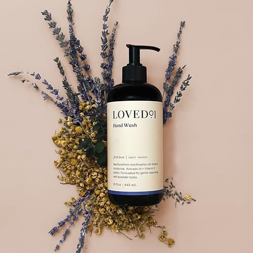 Loved01 Hand Soap and Lotion Set - Lavender Hand Wash & Unscented Body Lotion, Oprah's Favorite Things, 15 oz Each Avelisse