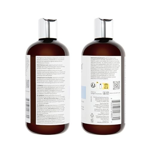 CURLSMITH Fragrance-Free Shampoo - Gently Cleanses Hair, Leaves Curls Feeling Silky and Moisturized (12 oz) Avelisse
