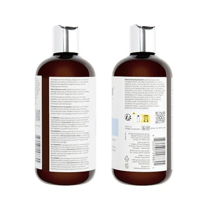 CURLSMITH Fragrance-Free Shampoo - Gently Cleanses Hair, Leaves Curls Feeling Silky and Moisturized (12 oz) Avelisse