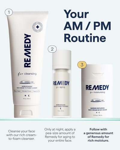 Remedy for Rich Moisture | Barrier Repairing Rich Cream Moisturizer for Normal to Dry Skin | Quadruple Ceramide Complex, Peptides, Squalane, Glycerin | By Dermatologist Dr. Shah, 1.7 fl. oz