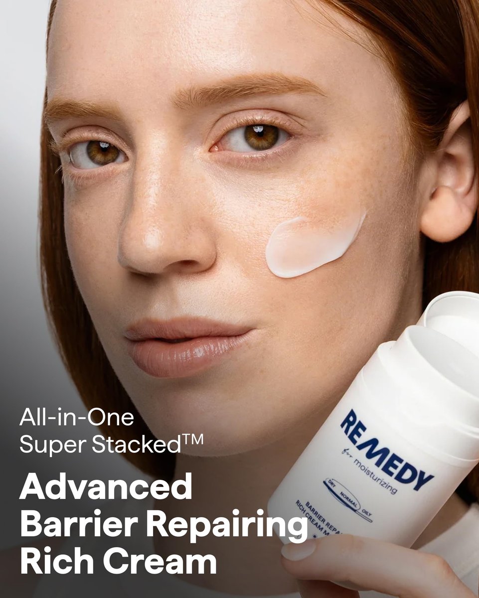 Remedy for Rich Moisture | Barrier Repairing Rich Cream Moisturizer for Normal to Dry Skin | Quadruple Ceramide Complex, Peptides, Squalane, Glycerin | By Dermatologist Dr. Shah, 1.7 fl. oz - görsel 3