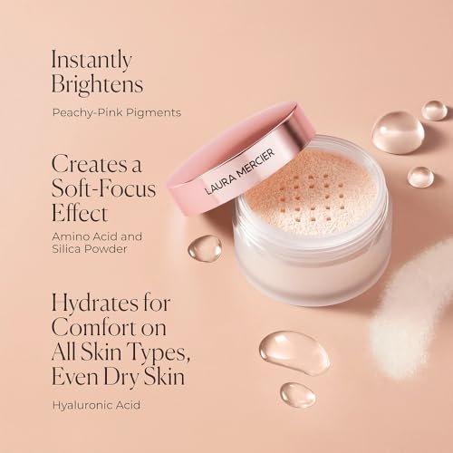 Laura Mercier Translucent Loose Talc-Free Setting Powder Ultra-Blur - Tone-Up Rose Mini Size Avelisse