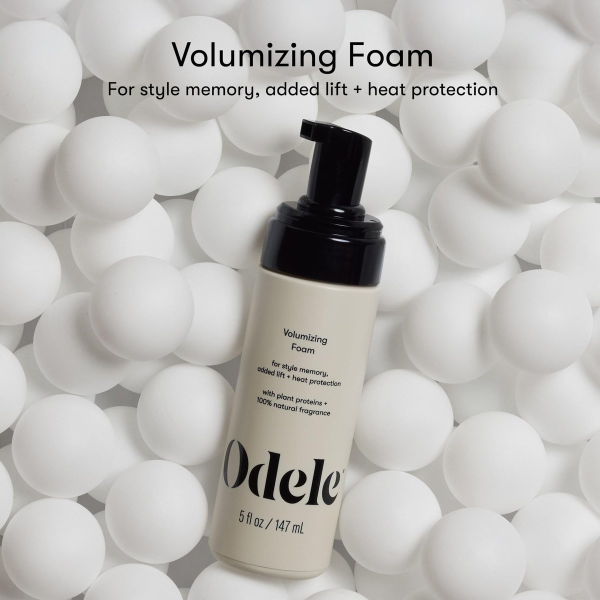 Odele Volumizing Foam Hair Styler – Heat Protection & Added Lift for Straight to Wavy, Fine to Medium Hair – 5 Fl Oz Avelisse
