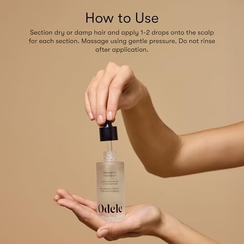 Odele Rejuvenating Scalp Serum with Rosemary and Vitamin E – Support Hair Density & Balanced Scalp, for All Hair Types, 2 Fl Oz Avelisse