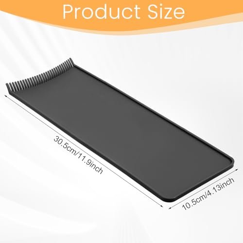 Styquenzer Highlighting Board for Balayage - Hair Coloring Paddle with Teeth for Salon & Home Use - Black - görsel 4