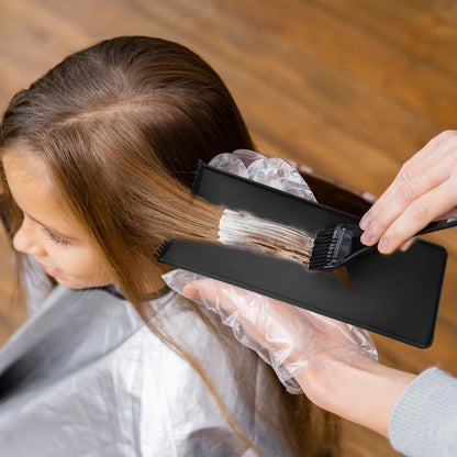 Styquenzer Highlighting Board for Balayage - Hair Coloring Paddle with Teeth for Salon & Home Use - Black