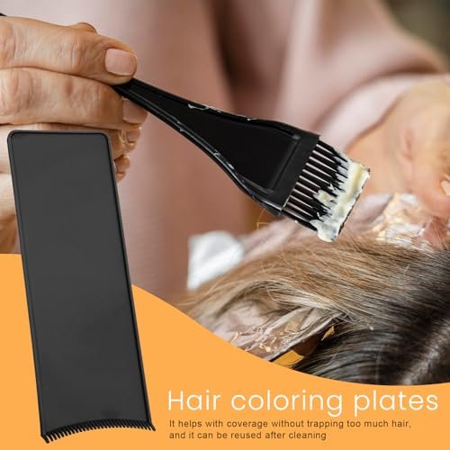 Styquenzer Highlighting Board for Balayage - Hair Coloring Paddle with Teeth for Salon & Home Use - Black - görsel 6