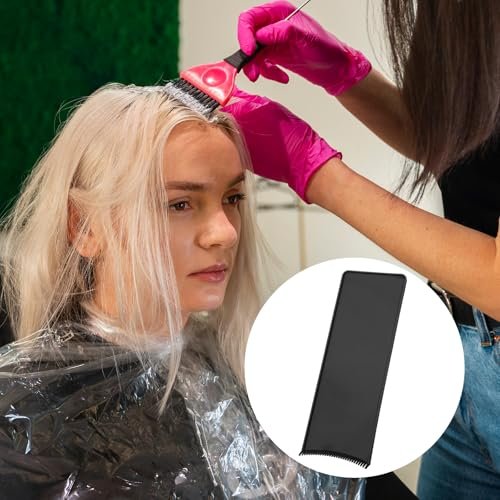 Styquenzer Highlighting Board for Balayage - Hair Coloring Paddle with Teeth for Salon & Home Use - Black - görsel 14