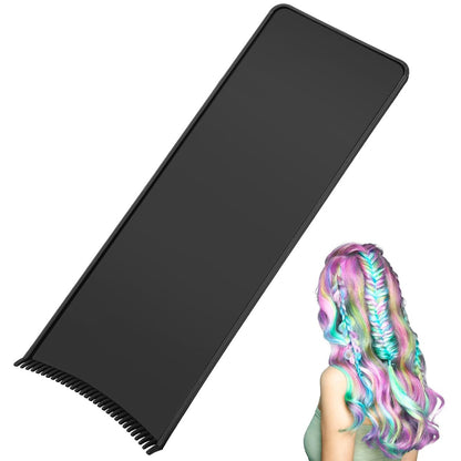 Styquenzer Highlighting Board for Balayage - Hair Coloring Paddle with Teeth for Salon & Home Use - Black