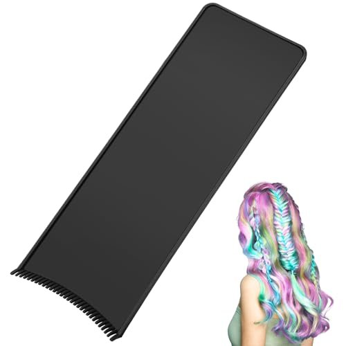 Styquenzer Highlighting Board for Balayage - Hair Coloring Paddle with Teeth for Salon & Home Use - Black - görsel 2