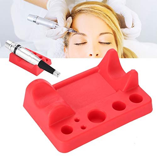 Fayelume Tattoo Ink Holder - 9x6.5cm Red Tattoo Ink Cups Stand for Manual Pen, Color Cup, Cotton Swab - görsel 6