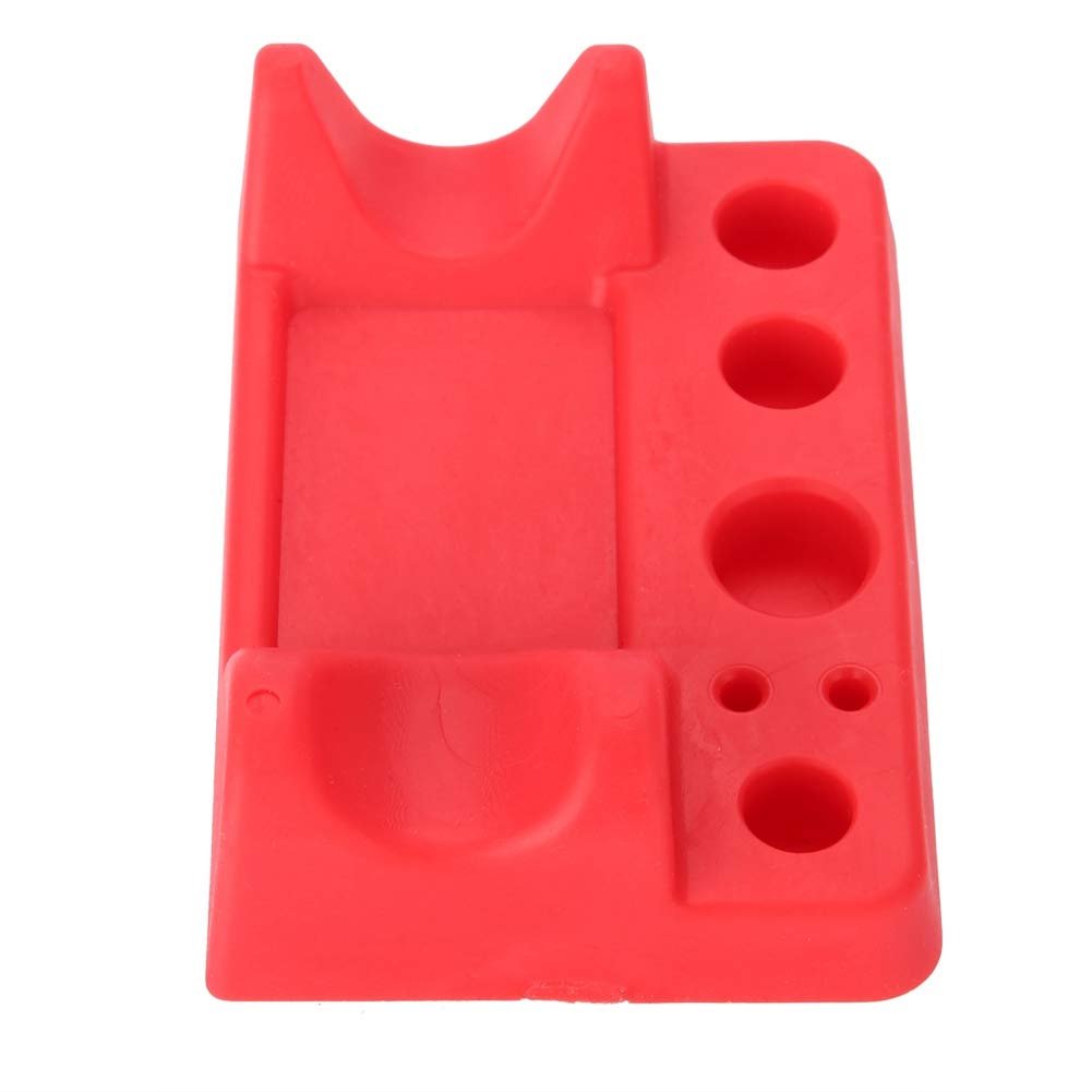 Fayelume Tattoo Ink Holder - 9x6.5cm Red Tattoo Ink Cups Stand for Manual Pen, Color Cup, Cotton Swab - görsel 17