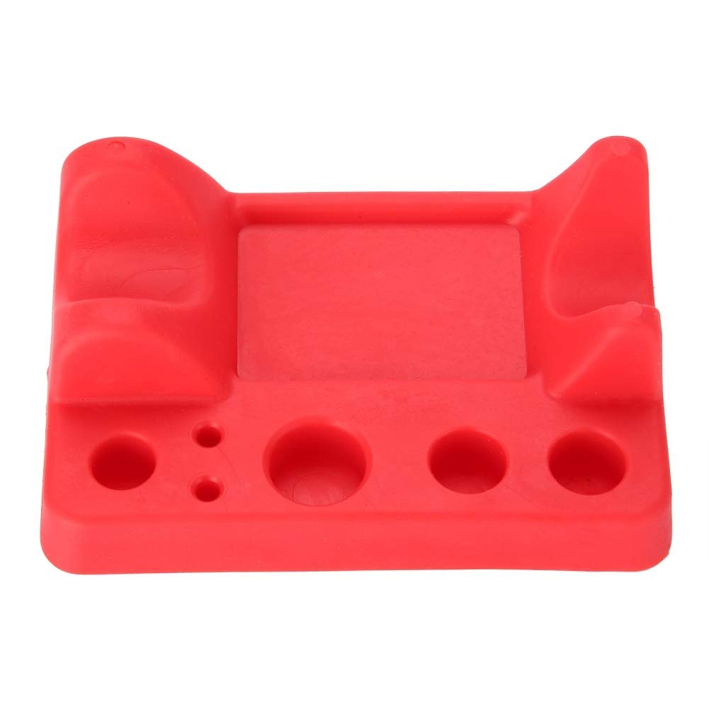 Fayelume Tattoo Ink Holder - 9x6.5cm Red Tattoo Ink Cups Stand for Manual Pen, Color Cup, Cotton Swab - görsel 11