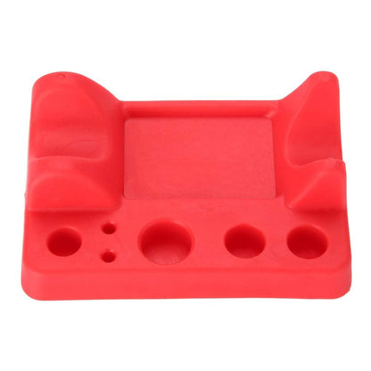 Fayelume Tattoo Ink Holder - 9x6.5cm Red Tattoo Ink Cups Stand for Manual Pen, Color Cup, Cotton Swab
