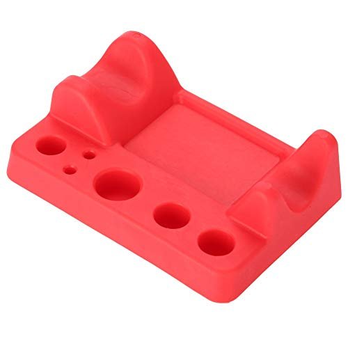 Fayelume Tattoo Ink Holder - 9x6.5cm Red Tattoo Ink Cups Stand for Manual Pen, Color Cup, Cotton Swab - görsel 2