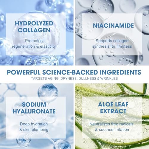 Stem Cell Serum for Face – 2-Pack Microneedling Serum Ampoule for Anti-Aging, Reduces Wrinkles & Scars, Hydrating Facial Serum for Use with or Without Micro Needling Avelisse