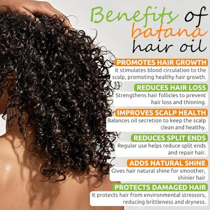 AKBAN Hair Growth Oil – 100% Pure Batana, Castor, Rosemary & Pumpkin Seed Oils with Biotin, Keratin & Vitamin E – Strengthening & Thickening Treatment for Healthy Hair – 4 FL OZ Avelisse