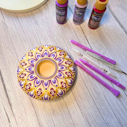 Oval Dotting Tools - Teardrop Dotting Tools - Happy Dotting Company - 8 Double-Ended Set for Dot Mandala Painting Avelisse