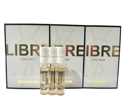 Yves Saint Laurent LIBRE L'EAU NUE Sample Perfume for Women - 2 ml / 0.06 oz (Set of 3)