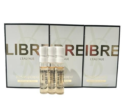 Yves Saint Laurent LIBRE L'EAU NUE Sample Perfume for Women - 2 ml / 0.06 oz (Set of 3)