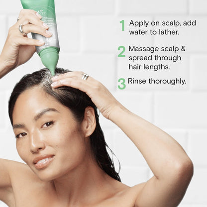 Joico Scalp Vitality Exfoliating Foaming Scrub - Removes Buildup, Soothes Dry, Oily & Itchy Scalp - Cooling Sensation - 6 Fl Oz Avelisse