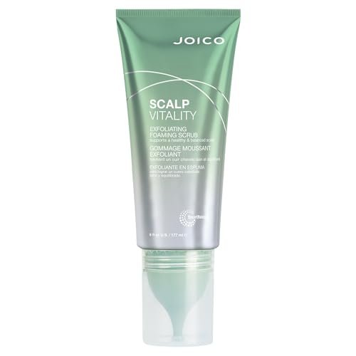 Joico Scalp Vitality Exfoliating Foaming Scrub - Removes Buildup, Soothes Dry, Oily & Itchy Scalp - Cooling Sensation - 6 Fl Oz Avelisse