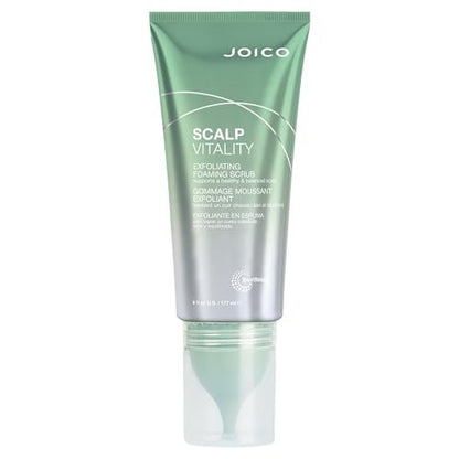 Joico Scalp Vitality Exfoliating Foaming Scrub - Removes Buildup, Soothes Dry, Oily & Itchy Scalp - Cooling Sensation - 6 Fl Oz Avelisse