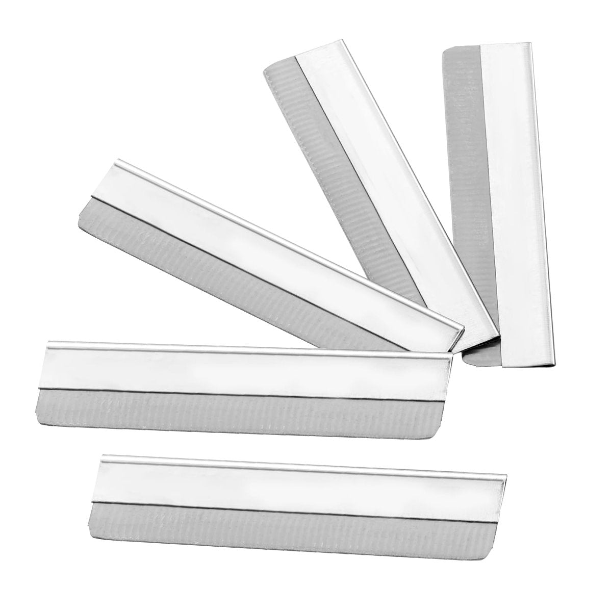 Straight Razor Blades - 40 Pack Stainless Steel Brow Razor, Single Edge Disposable Safety Eyebrow Trimmer & Facial Hair Remover Shaving Tool Blade Refills for Men and Women - görsel 1