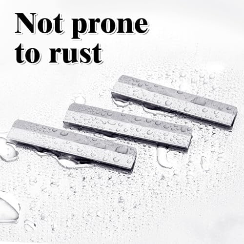 Straight Razor Blades - 40 Pack Stainless Steel Brow Razor, Single Edge Disposable Safety Eyebrow Trimmer & Facial Hair Remover Shaving Tool Blade Refills for Men and Women - görsel 6