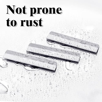 Straight Razor Blades - 40 Pack Stainless Steel Brow Razor, Single Edge Disposable Safety Eyebrow Trimmer & Facial Hair Remover Shaving Tool Blade Refills for Men and Women