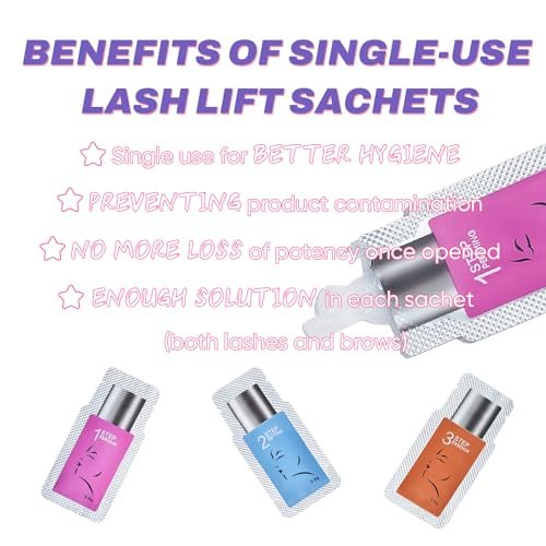 PERMANIA Eyelash Lift Kit – 15 Pcs Professional Lash Perm & Brow Lamination Set for Salon or Home Use Avelisse