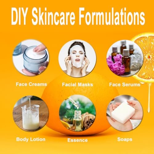 MAYKER Ultra Fine Vitamin C Powder for Face - 1.76 oz Pure Cosmetic Grade L-Ascorbic Acid for DIY Skincare Serums & Creams - görsel 9