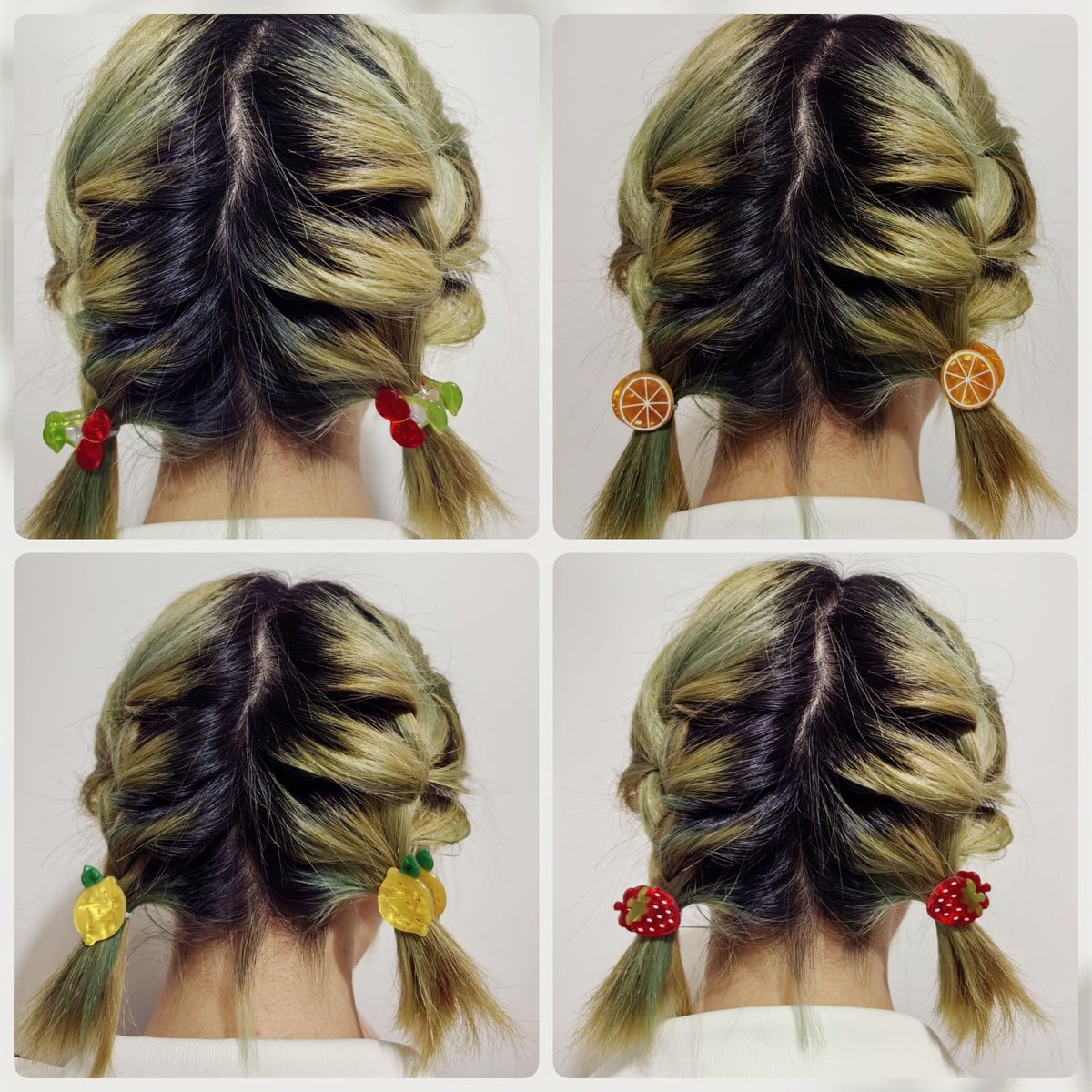 8PK Mini Fruit Hair Claw Clips for Girls - Cute Cherry Lemon Strawberry Orange Hair Clip Fun Summer Hair Accessories Avelisse