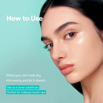 VT COSMETICS PDRN Glow Ampoule Facial Mist - Deep Hydration Spray Serum, Vegan & Fragrance-Free, Plumping Effect, 3.38 fl oz (100 ml) Avelisse