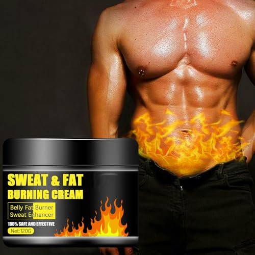 Grospe Sweat & Fat Burning Cream – Belly Fat Burner & Slimming Massage Cream for Thighs, Legs, Abdomen & Buttocks (4.23 OZ) - görsel 14