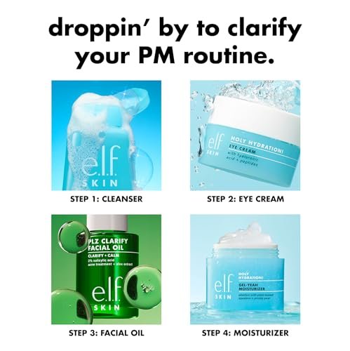 e.l.f. SKIN PLZ Clarify Facial Oil - Acne Treatment Face Oil with Salicylic Acid, Vegan & Cruelty-Free, 1 oz Avelisse