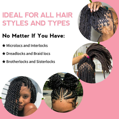 Goiple Braid Spray Rose Mint for Dreads & Locs – 10 fl oz Moisturizing Rose Water Spray for Itchy Scalp, Shine & Lightweight Hydration for Dull Hair, Twists, Cornrows, Box Braids – All Hair Types Avelisse