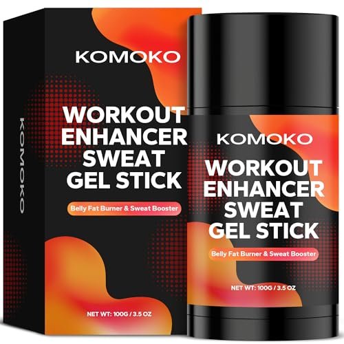 Komoko Fat Burning Sweat Gel Stick (3.5 oz) – Workout Enhancer Roll-On Gel for Belly Fat & Waist Toning for Women & Men - görsel 2