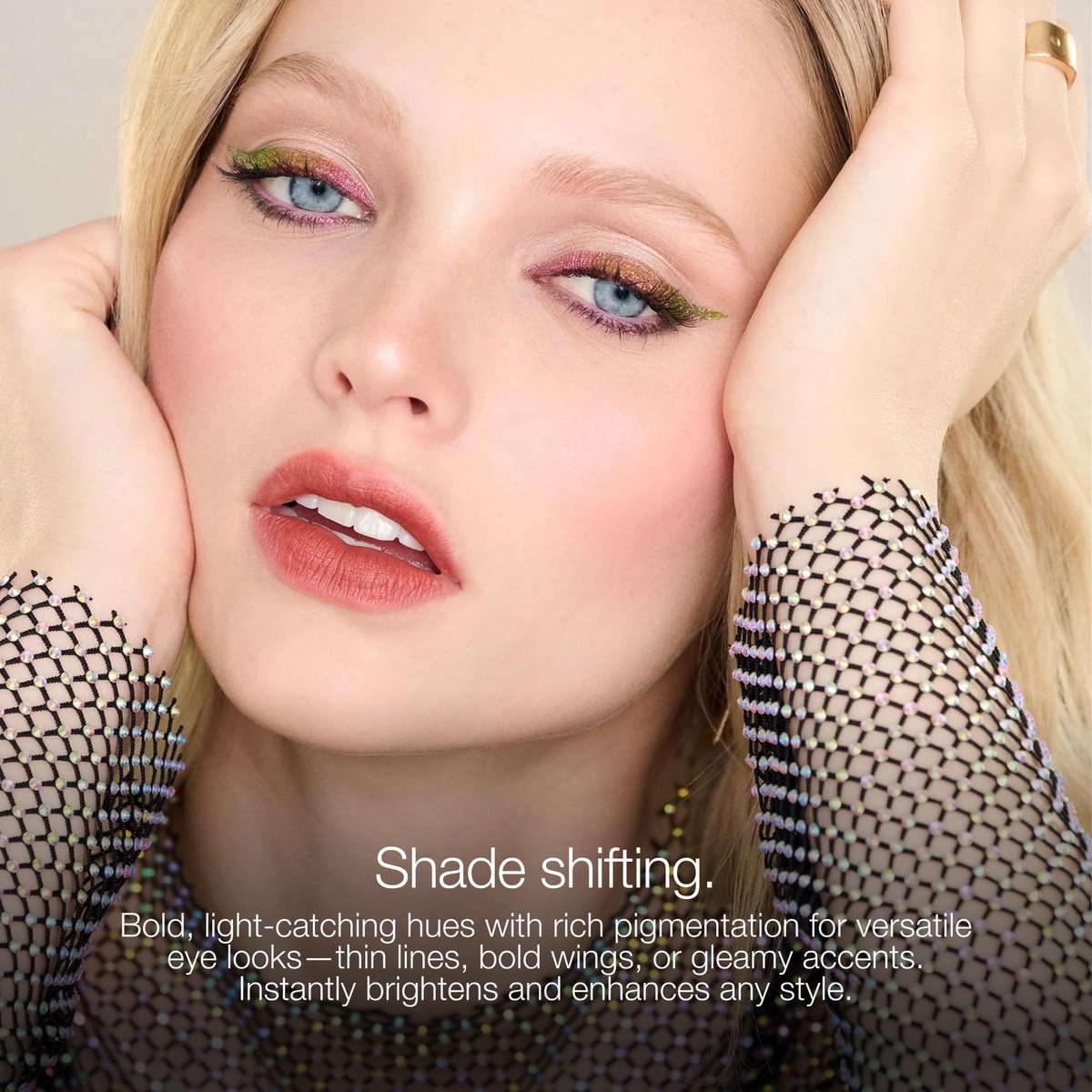 stila Stay All Day® Chroma-Flash Liquid Eye Liner - Firefly | Long-Wear Shade-Shifting Metallic Liner with Chrome Finish Avelisse