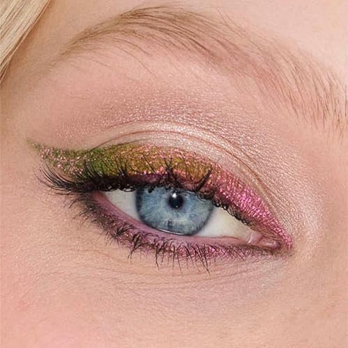 stila Stay All Day® Chroma-Flash Liquid Eye Liner - Peacock | Long-Wear Shade-Shifting Metallic Liner with Chrome Finish | Smudge-Proof, Fade-Resistant | Precision Brush Tip - görsel 12
