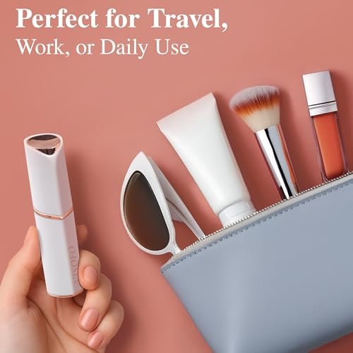 Facial Hair Removal for Women | Upper Lip Mustache Remover Device Face Shaver Woman Chin Peach Fuzz Electric Trimmer Dermaplane Female Razor Ladies Tweezers Lady Epilator Girls Gen3 by VISOFO - görsel 12