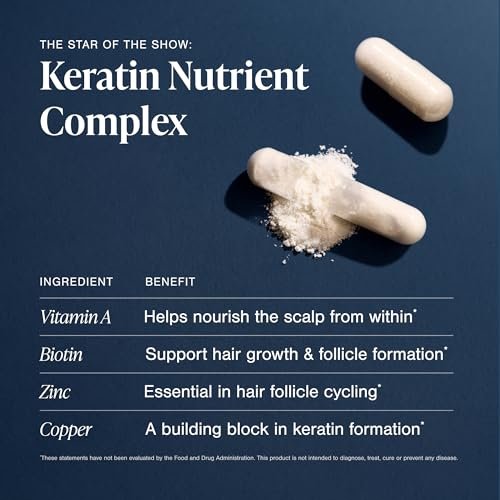 Viviscal 4D Hair Growth Cycle Supplements for Women – Full, Strong, Healthy Hair with Keratin, Biotin, Zinc – 60 Count (30-Day Supply) Avelisse